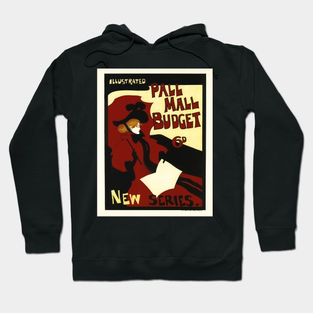 Illustrated PALL MALL BUDGET London Weekly Magazine Les Maitres De L'Affiche Hoodie by vintageposters